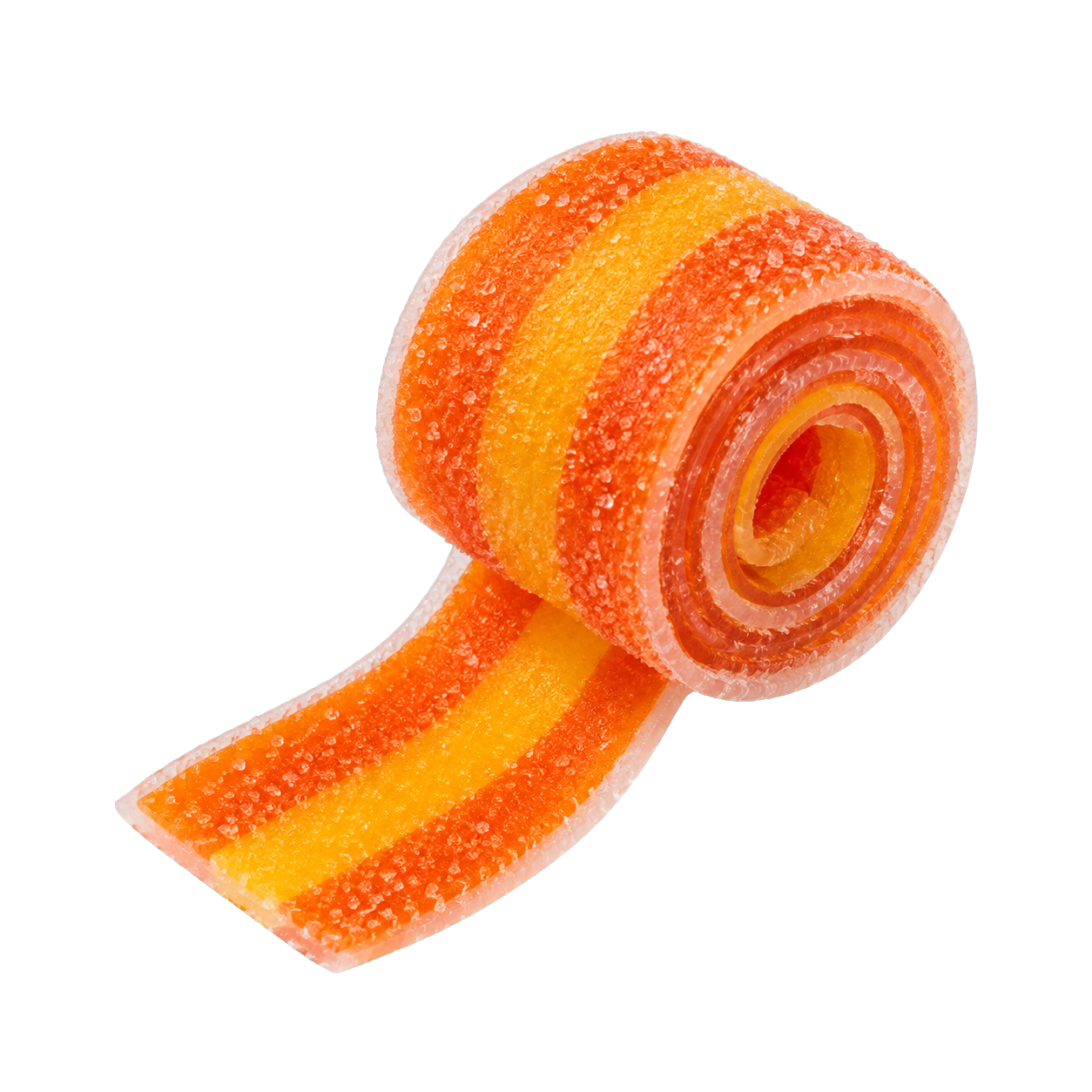 Mango Kush sugar-coated gummy tape roll